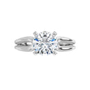 18ct YG Solitaire Round cut Lab Grown Diamond Ring