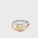 Platinum & 18ct YG & WG Ring