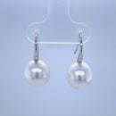 SOLD - 9ct White Gold Australian south sea Pearl Earrings