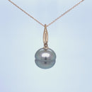 9ct Yellow Gold Tahitian Pearl Pendant.