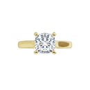 18ct White Gold - Solitaire Cushion cut Lab Grown Diamond Ring