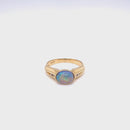 18ct YG Opal Ring