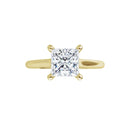 18ct Yellow Gold - Solitaire Princess cut Lab Grown Diamond Ring