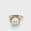 9ct Yellow Gold Australian South Sea Pearl Ring