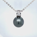 18ct White Gold Tahitian Pearl Pendant