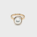 9ct Yellow Gold Australian South Sea Pearl Ring