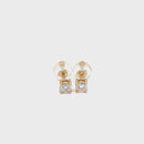 SOLD - 18ct Yellow Gold Diamond Stud Earrings