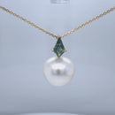 18ct Yellow Gold Australian south sea Pearl Pendant