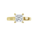 18ct WG Solitaire Princess cut Lab Grown Diamond Ring