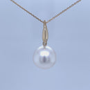 SOLD - 9ct Yellow Gold Australian South Sea Pearl Pendant