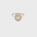 Platinum & 18ct RG Diamond Ring