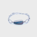 (SOLD) - 925 Sterling Silver Opal Bracelet