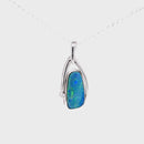 (SOLD) 925 Sterling Silver Opal Pendant