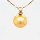 18ct Yellow Gold Australian south sea Pearl Pendant
