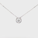 (SOLD)  Platinum Diamond Pendant