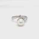 18ct White/Yellow Gold Australian South Sea Pearl Ring