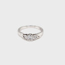 18ct White Gold Diamond Ring