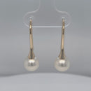 9ct YG Australian south sea Pearl Earrings