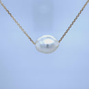 SOLD - 9ct Yellow Gold Australian South Sea Pearl Pendant