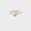 Platinum & 18ct Rose Gold Diamond Ring