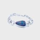 925 Sterling Silver Opal Bracelet