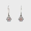 Platinum & 18ct RG Diamond Earrings