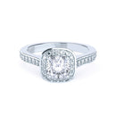 Halo Style Diamond Engagement Ring Mounting