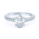 Side Diamond Engagement Ring Mounting