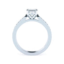 Side Diamond Engagement Ring Mounting