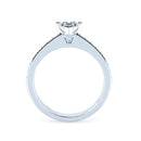 Side Diamond Engagement Ring Mounting
