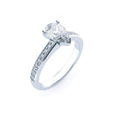 Side Diamond Engagement Ring Mounting