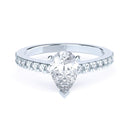 Side Diamond Engagement Ring Mounting
