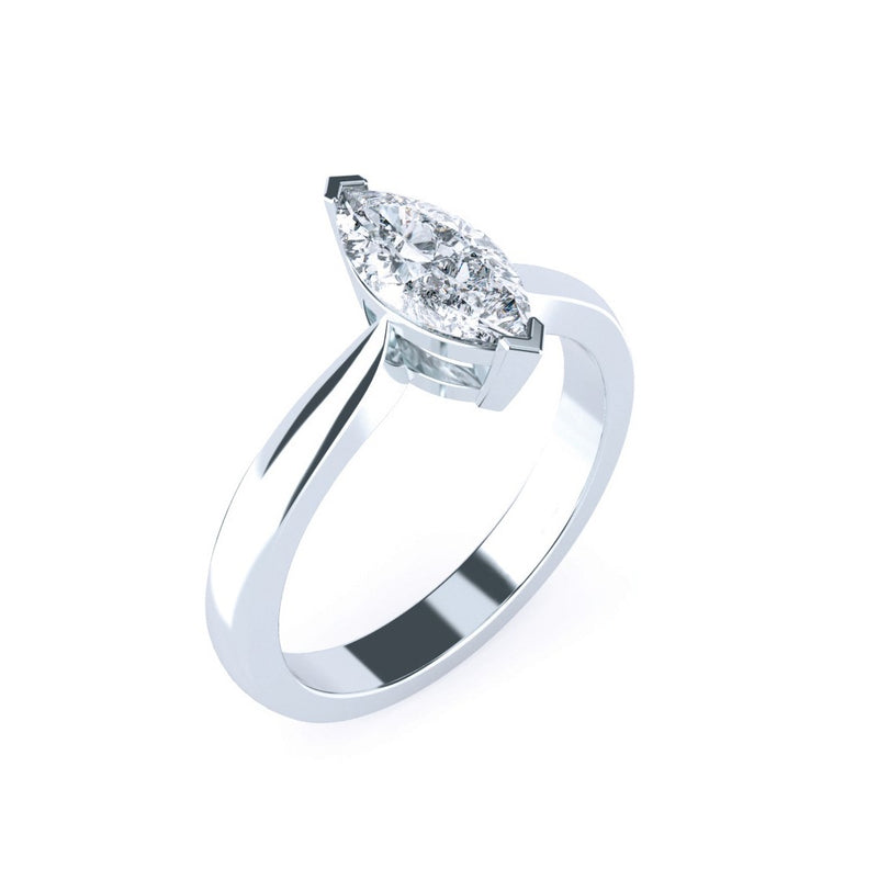 Diamond Solitaire Engagement Ring Mounting