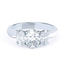 18ct WG - Diamond Triplet Engagement Ring Mounting