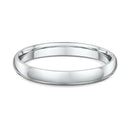 9ct White Gold Men Wedding Ring