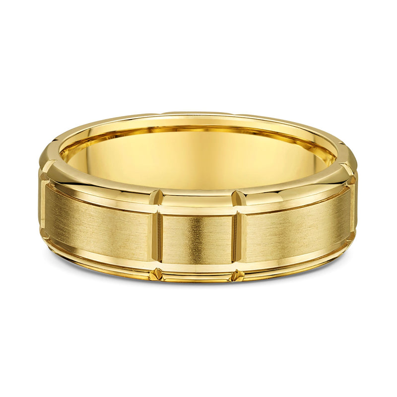 9ct Yellow Gold Deluxe Men Wedding Ring