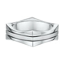 9ct White Gold Men Wedding Ring