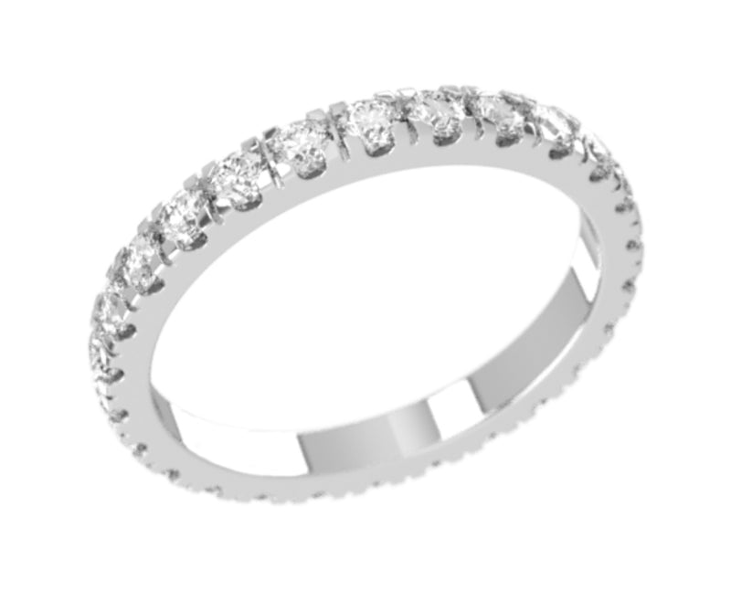 18ct White Gold Lady Diamond Ring