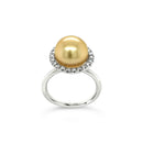 SOLD - 18ct White Gold Australian South Sea Pearl Ring