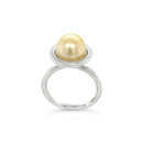 18ct White Gold Australian South Sea Pearl Ring