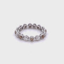 18ct YW/G Diamond & Cognac Diamond Ring