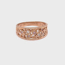(SOLD) 18ct Rose Gold Pink Diamond Ring