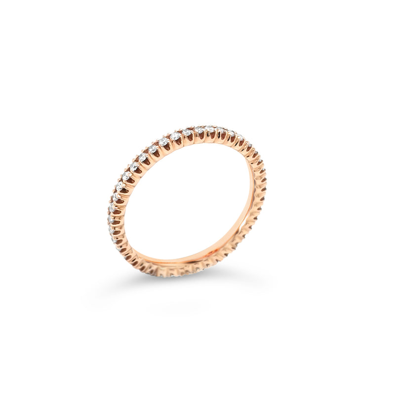 18ct Rose Gold Pink Diamond Ring