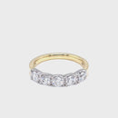 18ct YG & Platinum Lady Diamond Ring