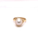 9ct Yellow Gold Australian South Sea Pearl Ring