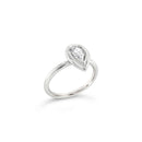 ( SOLD)  18CT White Gold Diamond Ring