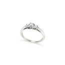 (SOLD)  9CT White Gold Diamond Ring