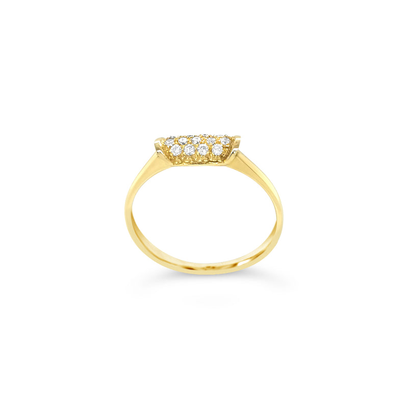 18CT Yellow Gold Diamond Ring