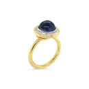 SOLD - 18ct Yellow Gold and White Gold Tanzanite Ring