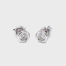 18ct White Gold Diamond Studs